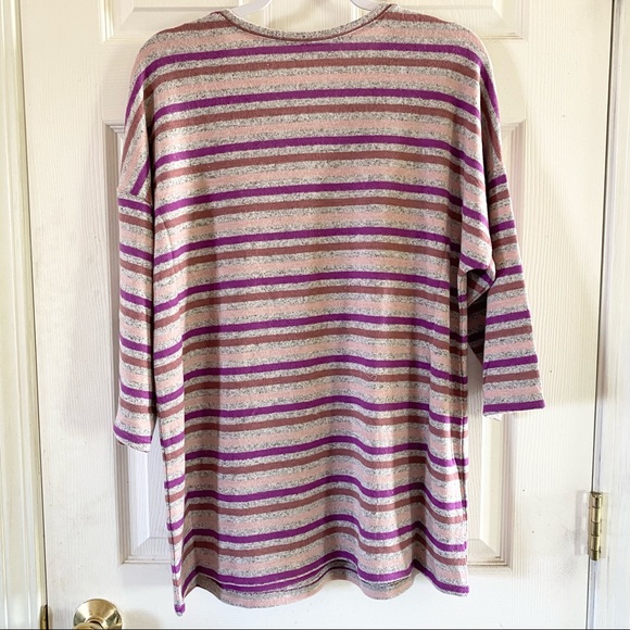 NWOT TORRID Stripe Supersoft Plush Tee - Picture 6 of 13